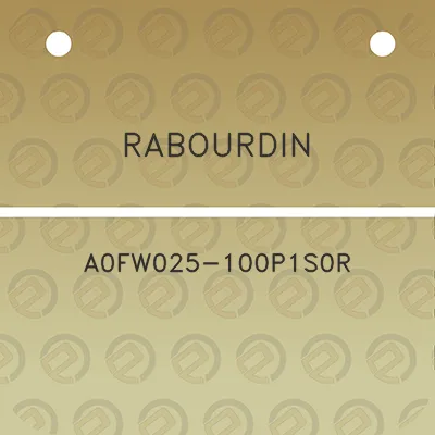 rabourdin-a0fw025-100p1s0r