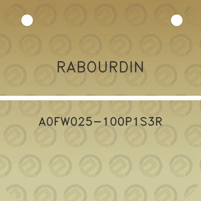 rabourdin-a0fw025-100p1s3r