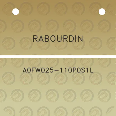 rabourdin-a0fw025-110p0s1l