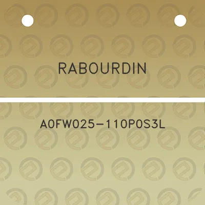 rabourdin-a0fw025-110p0s3l