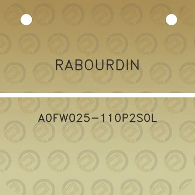 rabourdin-a0fw025-110p2s0l