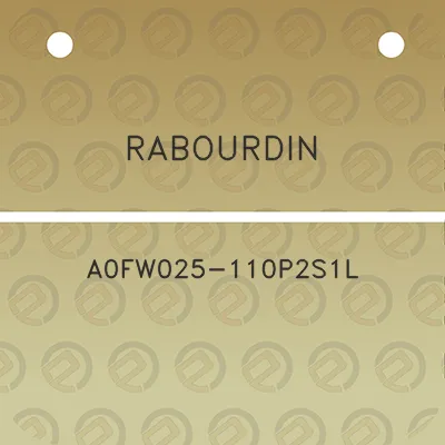 rabourdin-a0fw025-110p2s1l