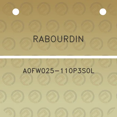 rabourdin-a0fw025-110p3s0l