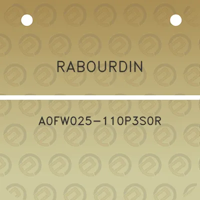 rabourdin-a0fw025-110p3s0r