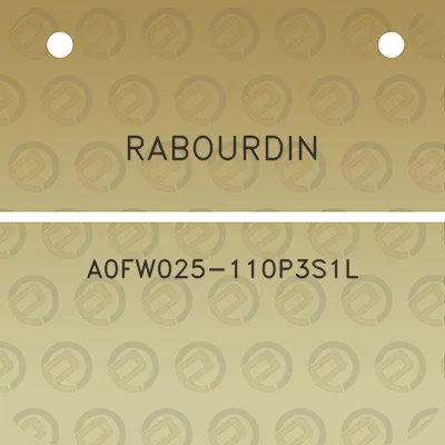 rabourdin-a0fw025-110p3s1l