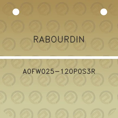 rabourdin-a0fw025-120p0s3r