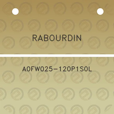 rabourdin-a0fw025-120p1s0l