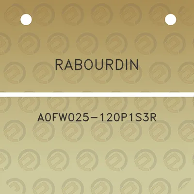 rabourdin-a0fw025-120p1s3r