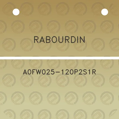 rabourdin-a0fw025-120p2s1r