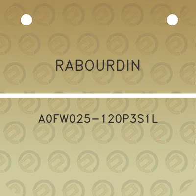 rabourdin-a0fw025-120p3s1l