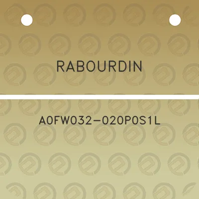 rabourdin-a0fw032-020p0s1l