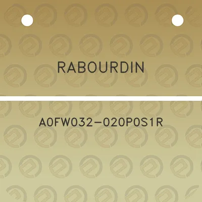 rabourdin-a0fw032-020p0s1r