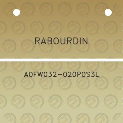 rabourdin-a0fw032-020p0s3l