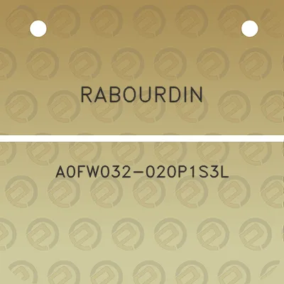 rabourdin-a0fw032-020p1s3l