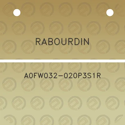 rabourdin-a0fw032-020p3s1r