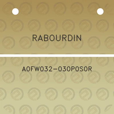 rabourdin-a0fw032-030p0s0r