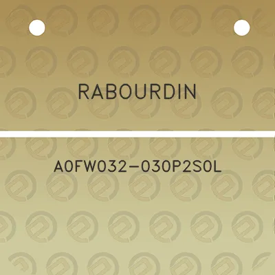 rabourdin-a0fw032-030p2s0l