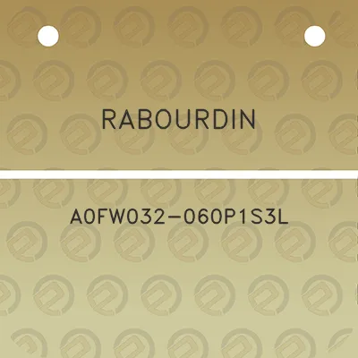 rabourdin-a0fw032-060p1s3l