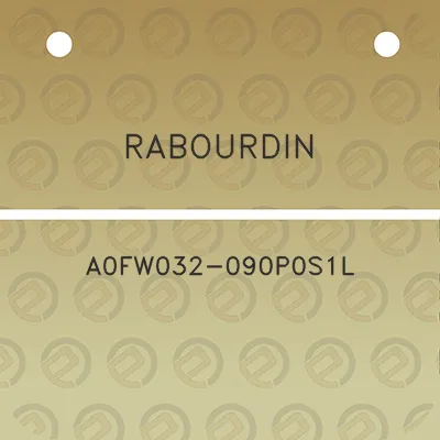 rabourdin-a0fw032-090p0s1l