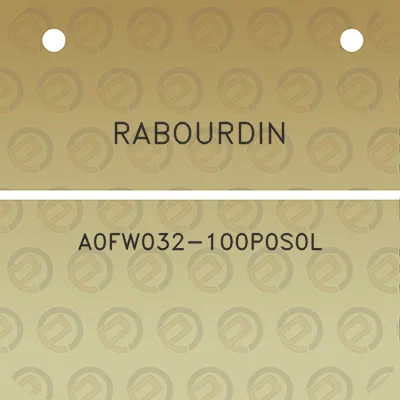 rabourdin-a0fw032-100p0s0l