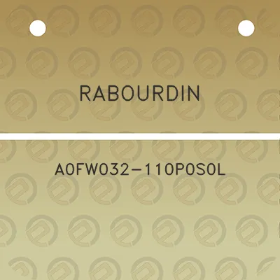 rabourdin-a0fw032-110p0s0l