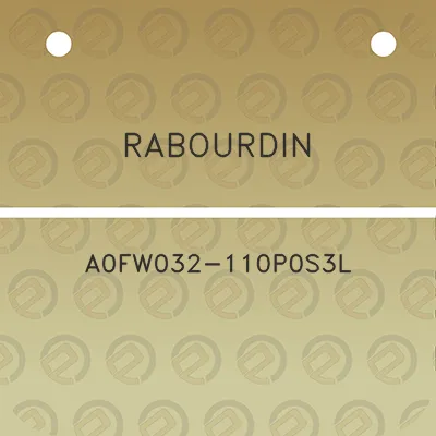 rabourdin-a0fw032-110p0s3l