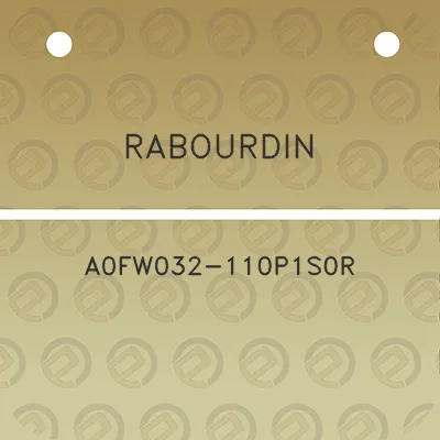 rabourdin-a0fw032-110p1s0r