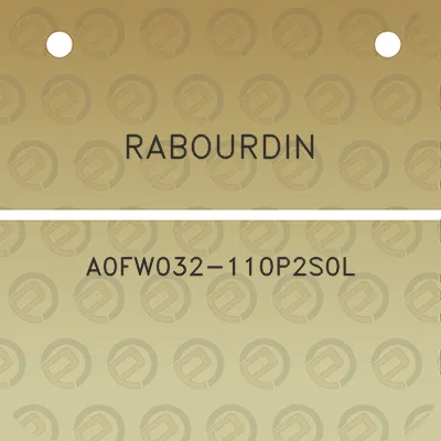 rabourdin-a0fw032-110p2s0l