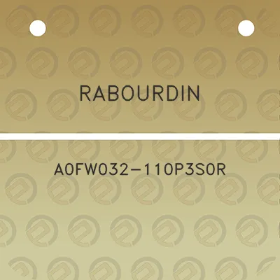 rabourdin-a0fw032-110p3s0r