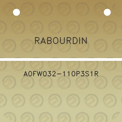 rabourdin-a0fw032-110p3s1r