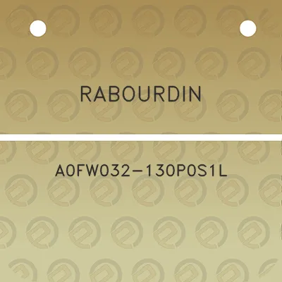 rabourdin-a0fw032-130p0s1l