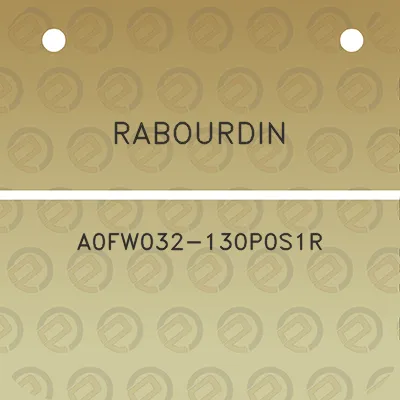 rabourdin-a0fw032-130p0s1r