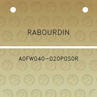 rabourdin-a0fw040-020p0s0r