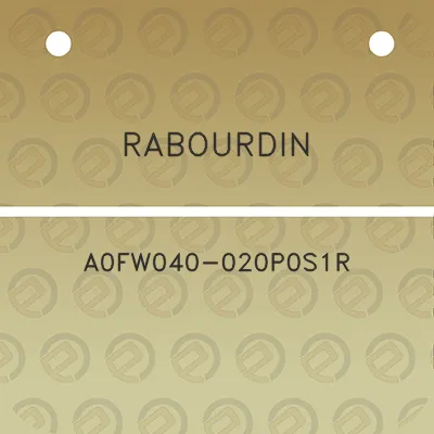 rabourdin-a0fw040-020p0s1r