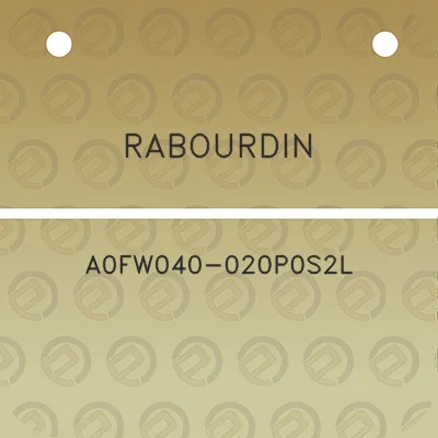 rabourdin-a0fw040-020p0s2l