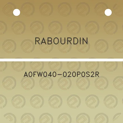 rabourdin-a0fw040-020p0s2r