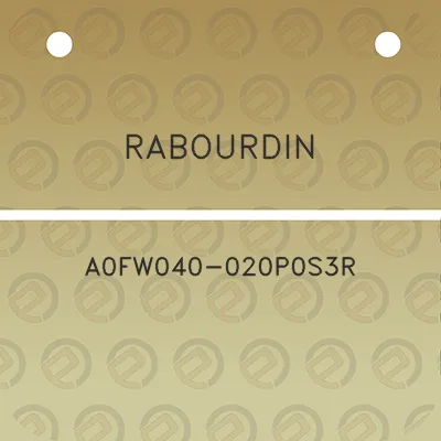 rabourdin-a0fw040-020p0s3r