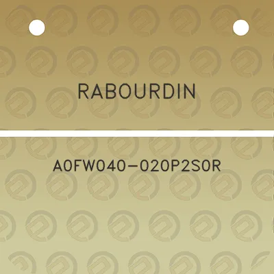 rabourdin-a0fw040-020p2s0r