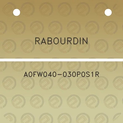 rabourdin-a0fw040-030p0s1r