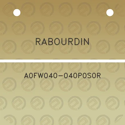 rabourdin-a0fw040-040p0s0r