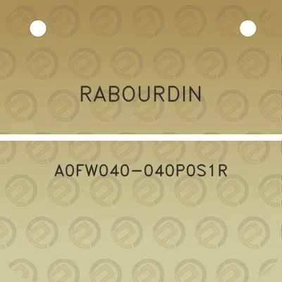 rabourdin-a0fw040-040p0s1r