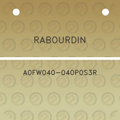 rabourdin-a0fw040-040p0s3r