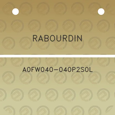 rabourdin-a0fw040-040p2s0l