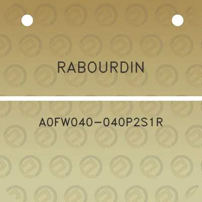 rabourdin-a0fw040-040p2s1r