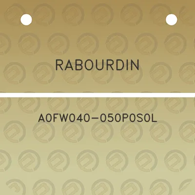 rabourdin-a0fw040-050p0s0l