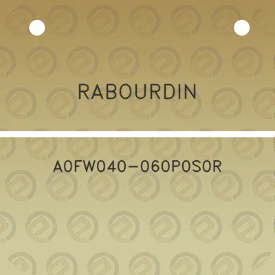 rabourdin-a0fw040-060p0s0r