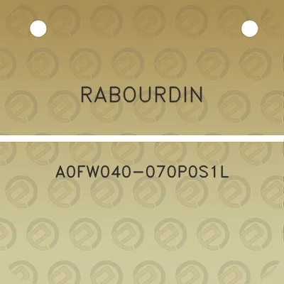 rabourdin-a0fw040-070p0s1l