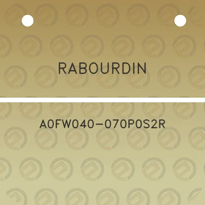 rabourdin-a0fw040-070p0s2r