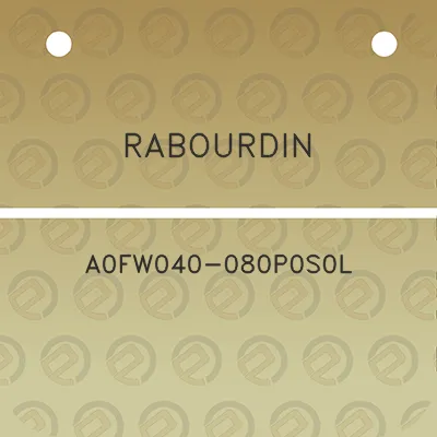 rabourdin-a0fw040-080p0s0l