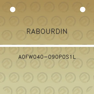 rabourdin-a0fw040-090p0s1l